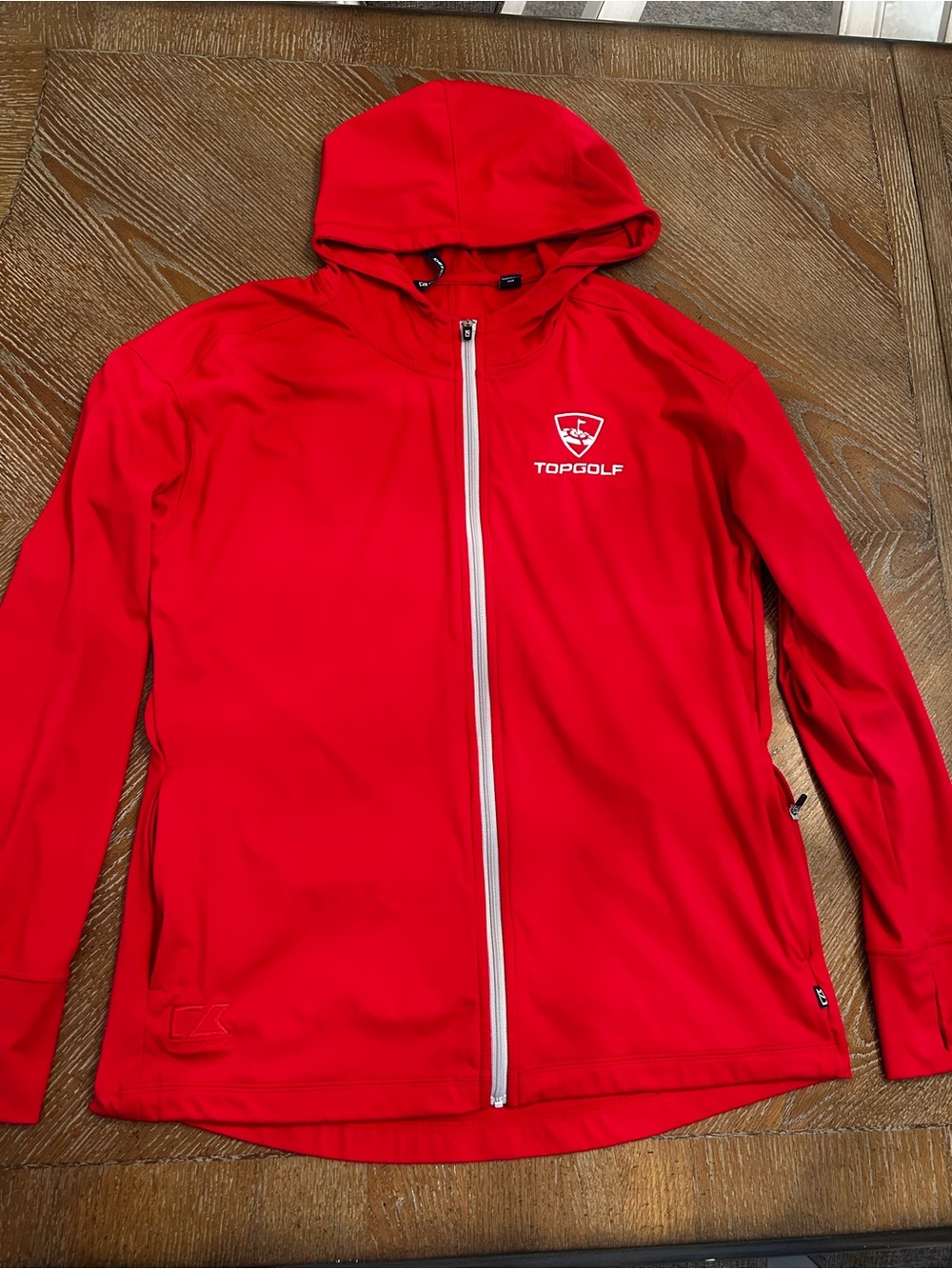 Women’s top golf Red Full-Zip Hoodie Jacket